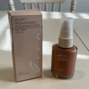 Vintage Avon Advanced Oil-Free Liquid Foundation Toasted Tan 1 FL OZ